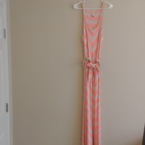 Never worn, Summer ankle length sleevless dress.